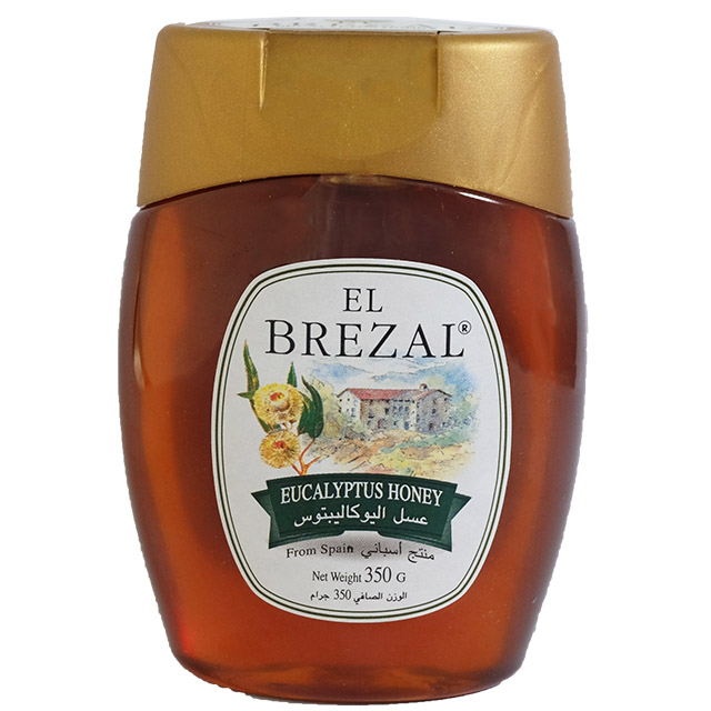艾比索El Brezal琥珀色蜂花蜜350g-桉樹花