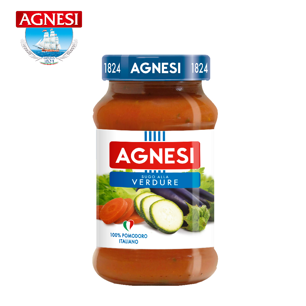 Agnesi義大利蕃茄鮮蔬麵醬 400g