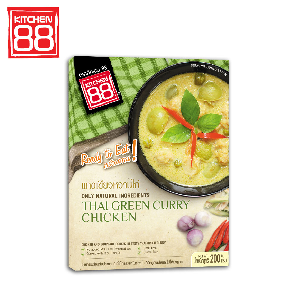 Kitchen88泰式綠咖哩雞即食包