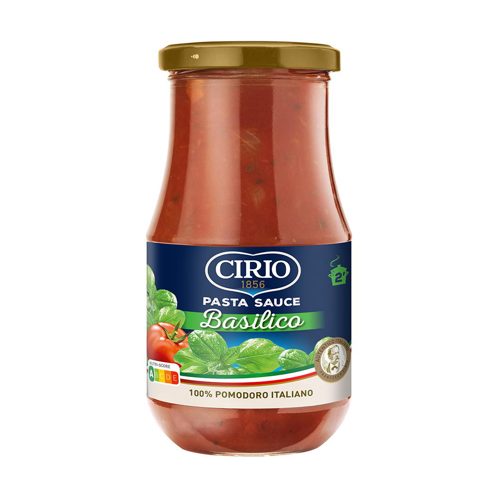 【義大利 Cirio】番茄羅勒紅醬420g