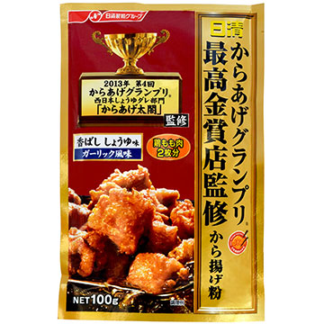 日清 金賞炸雞粉-醬油香蒜(100g)x3