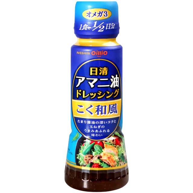 日清製油 亞麻仁油香醇和風醬 (160ml)