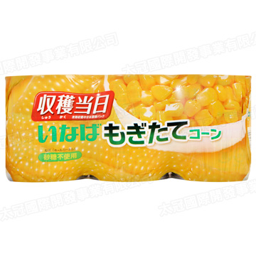 稻葉 鮮採金黃玉米粒 (200gx3入)X2