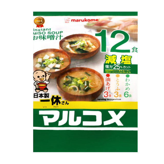 marukome一休減鹽綜合味噌湯(186g)