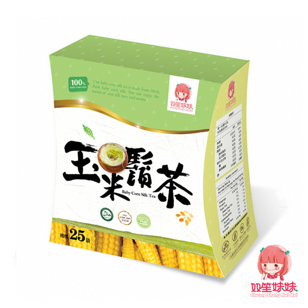 【雙笙妹妹】100%玉米鬚茶(2g*25包/盒)