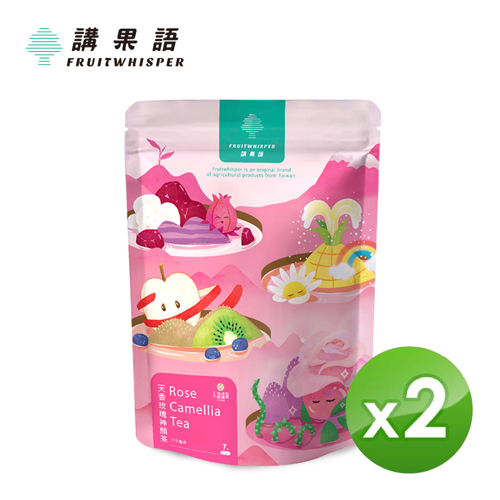 【講果語】天香玫瑰神顏茶5.5g x 7入(兩入組)