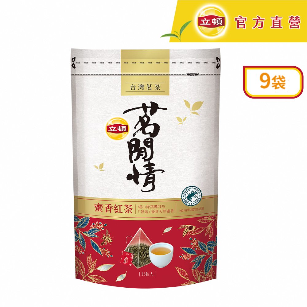立頓 茗閒情蜜香紅茶包(2.8gx18入)x9袋