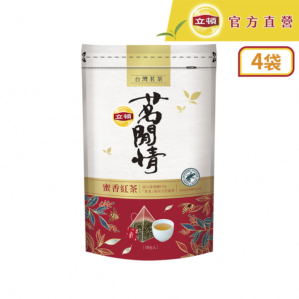 立頓 茗閒情蜜香紅茶包(2.8gx18入)x4袋