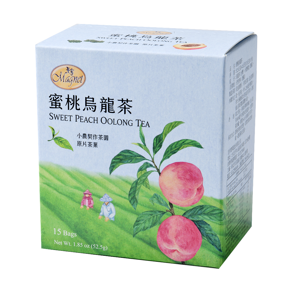 【曼寧】風味台灣茶系列-蜜桃烏龍茶 3.5g*15入*1盒