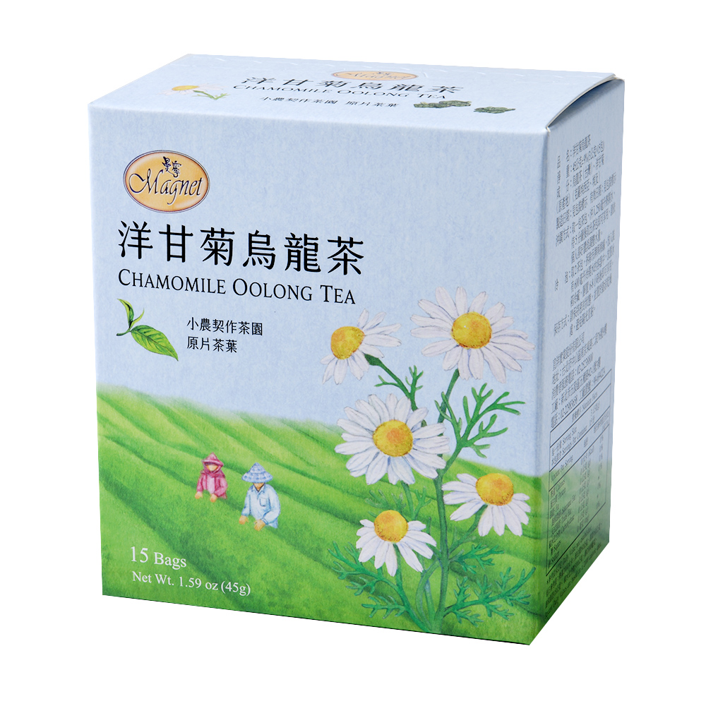 【曼寧】風味台灣茶系列-洋甘菊烏龍茶 3gx15入x1盒