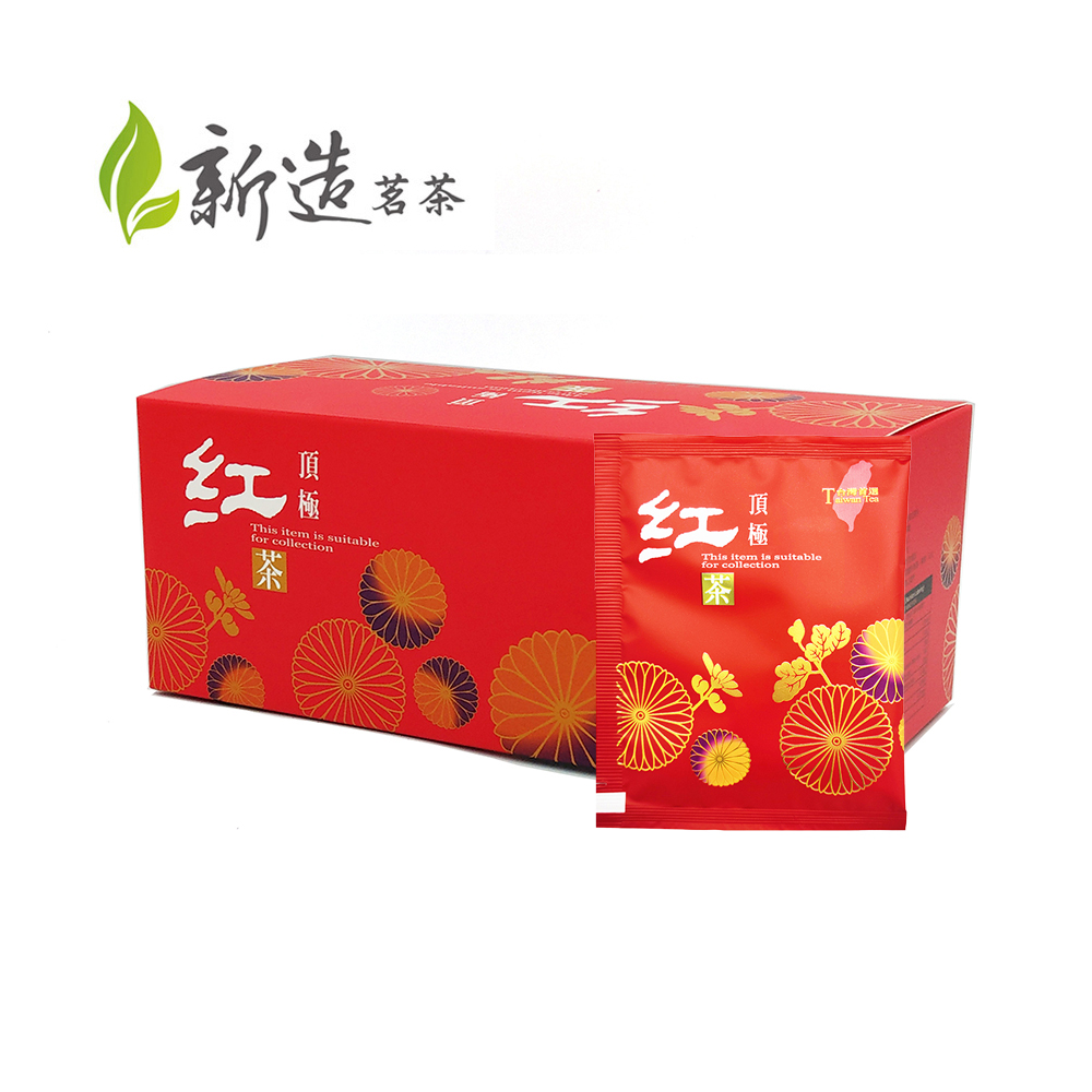 【新造茗茶】精選台灣蜜香紅茶極品袋茶包 (30入/盒)
