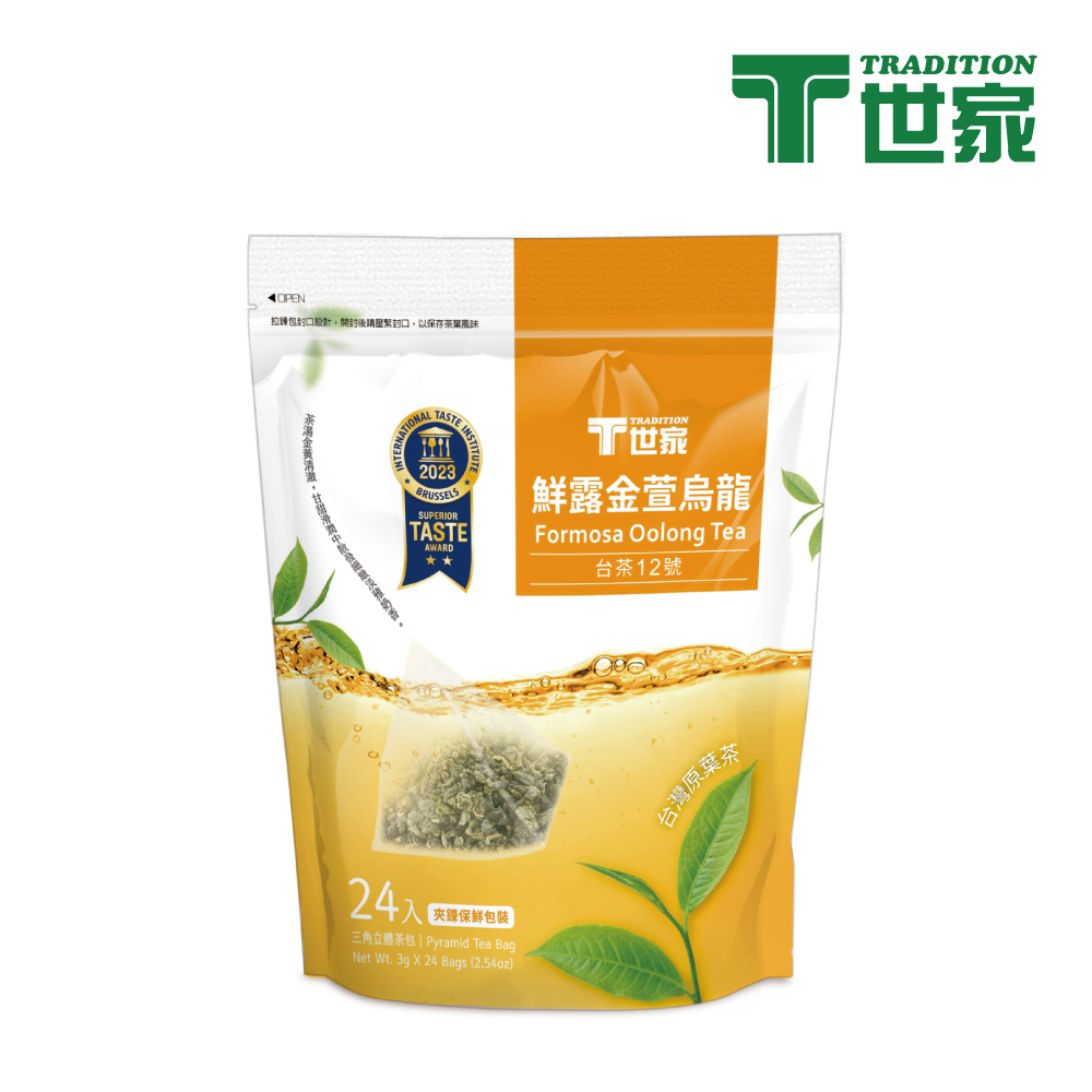 【T世家】鮮露金萱烏龍三角立體茶包 3g*24包/袋