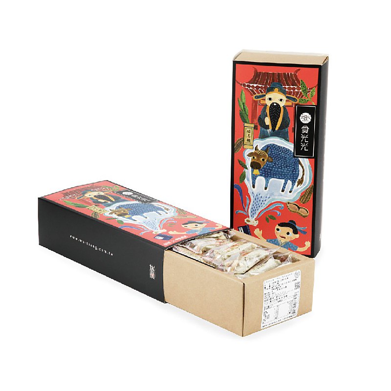【茶食光光】阿里山金萱紅茶牛軋糖(300g盒裝)*4盒