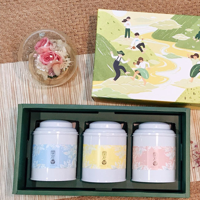 【無藏茗茶】無藏開花茶 — 6顆綜合花型三入大罐精美禮盒組