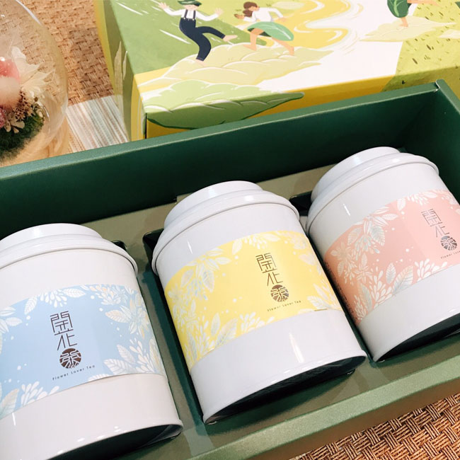 【無藏茗茶】無藏開花茶 — 10顆綜合花型三入大罐精美禮盒組