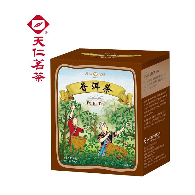 【天仁茗茶】 普洱茶防潮包3gx10入x5盒