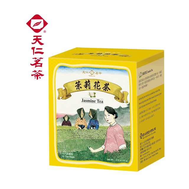 【天仁茗茶】茉莉花茶茶包 2.5gx10包x5盒