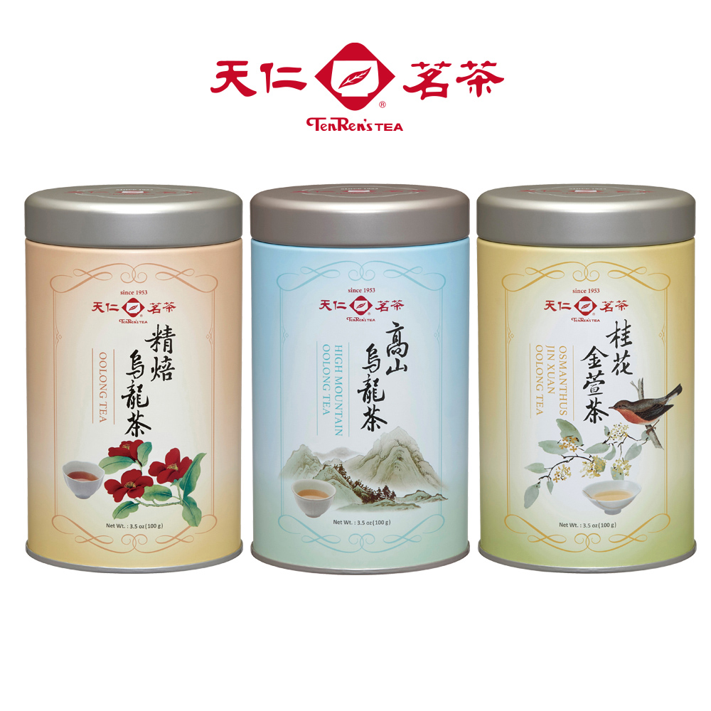 天仁茗茶 小巧罐烏龍茶100g(口味多選/罐)