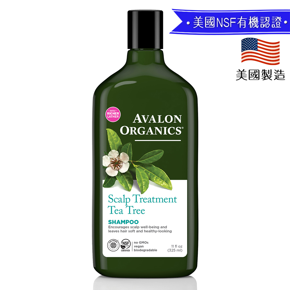 AVALON ORGANICS 茶樹頭皮調理精油洗髮精325ml/11oz