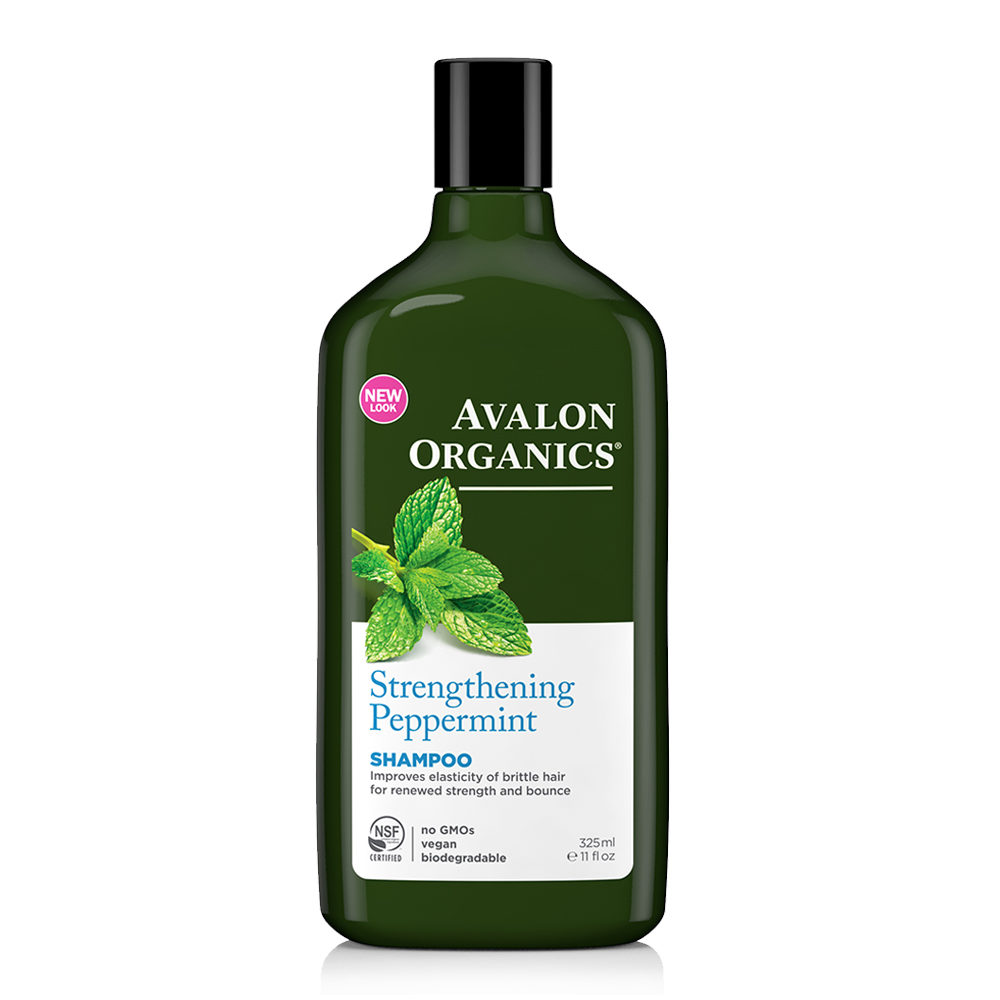 AVALON ORGANICS 薄荷強健精油洗髮精11oz/325ml