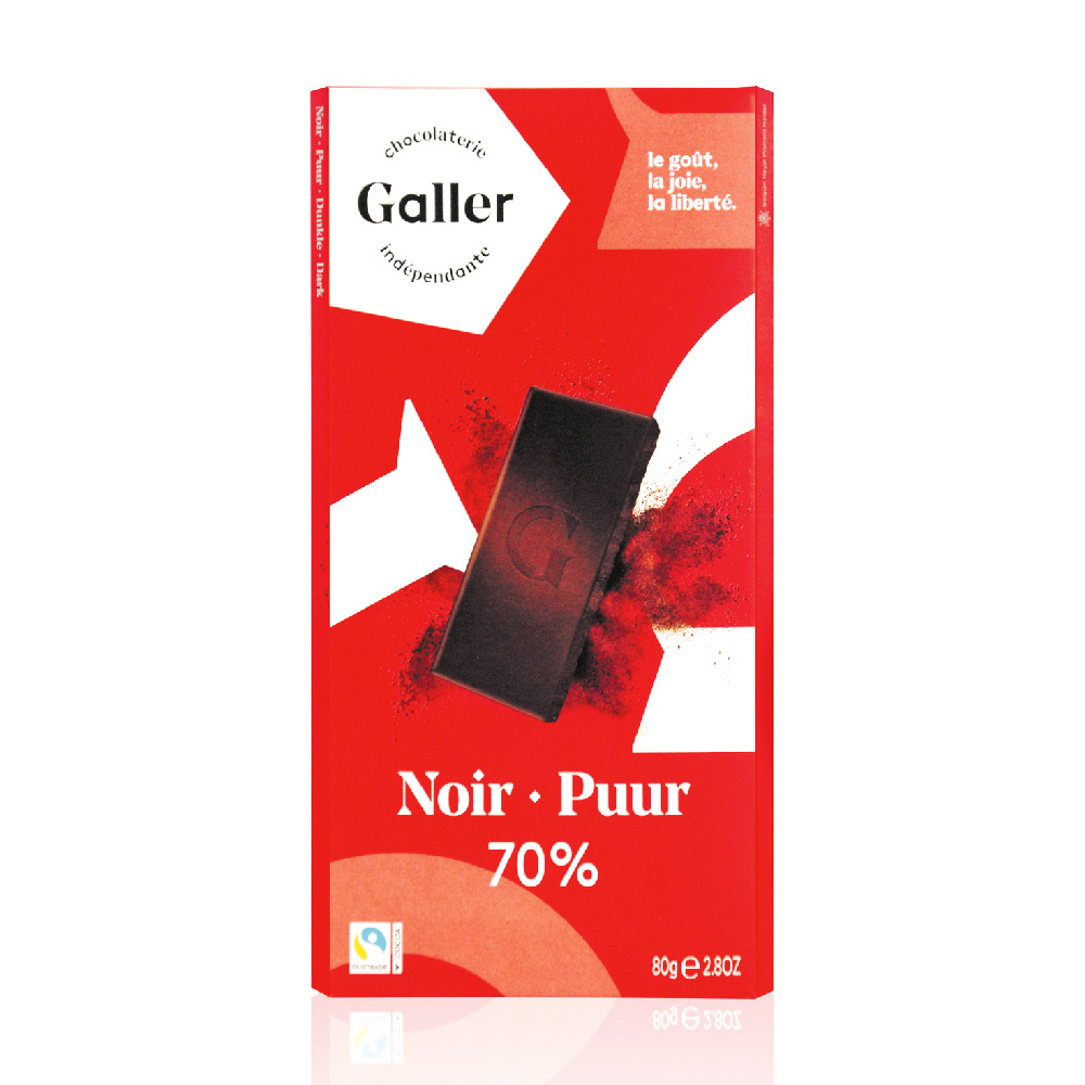 Galler伽樂70%醇黑巧克力80g