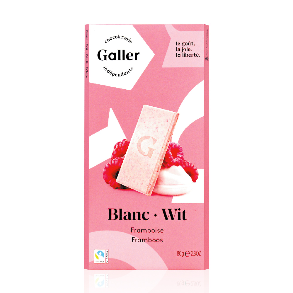 Galler伽樂覆盆莓白巧克力80g