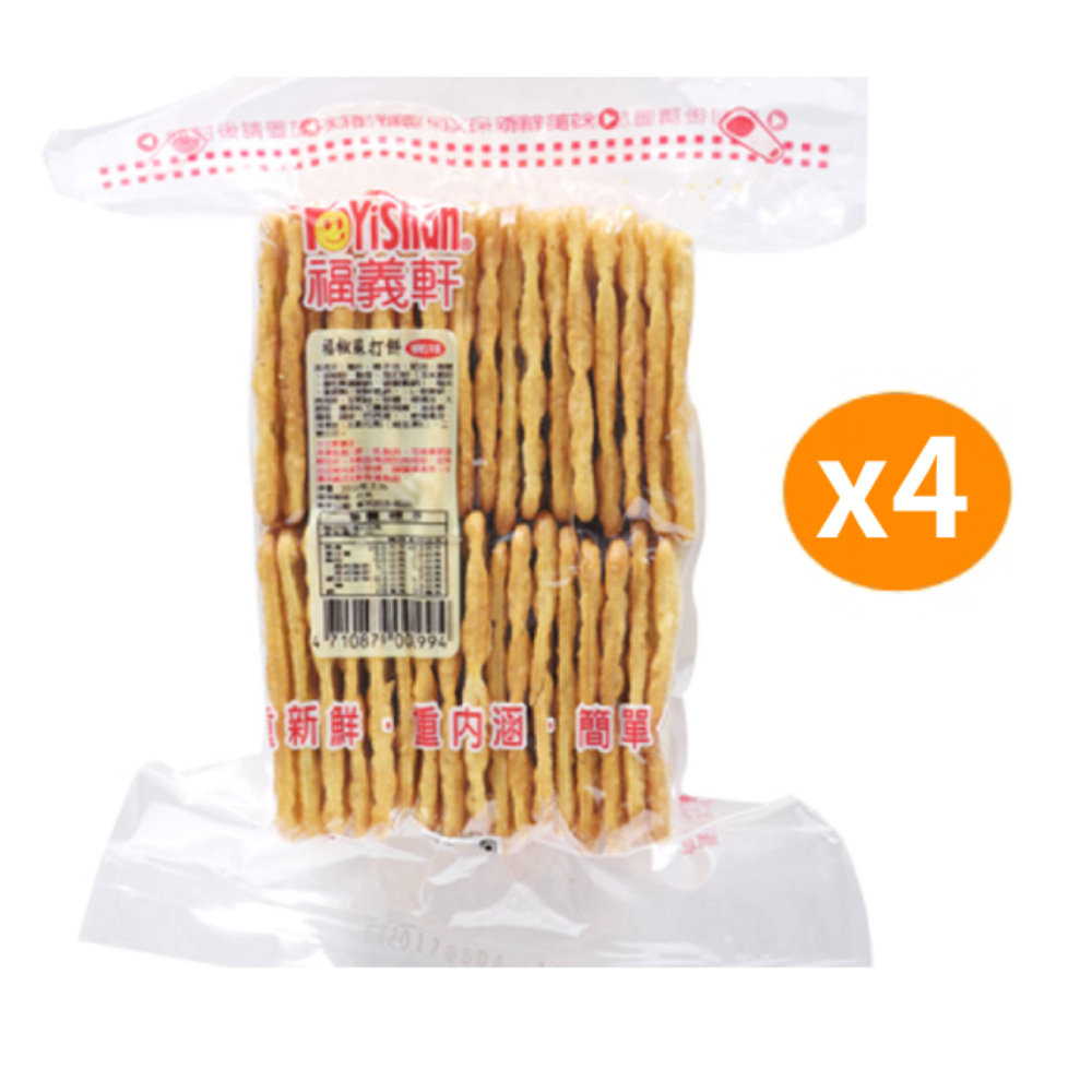 福義軒 【福椒蘇打餅】300g x４包