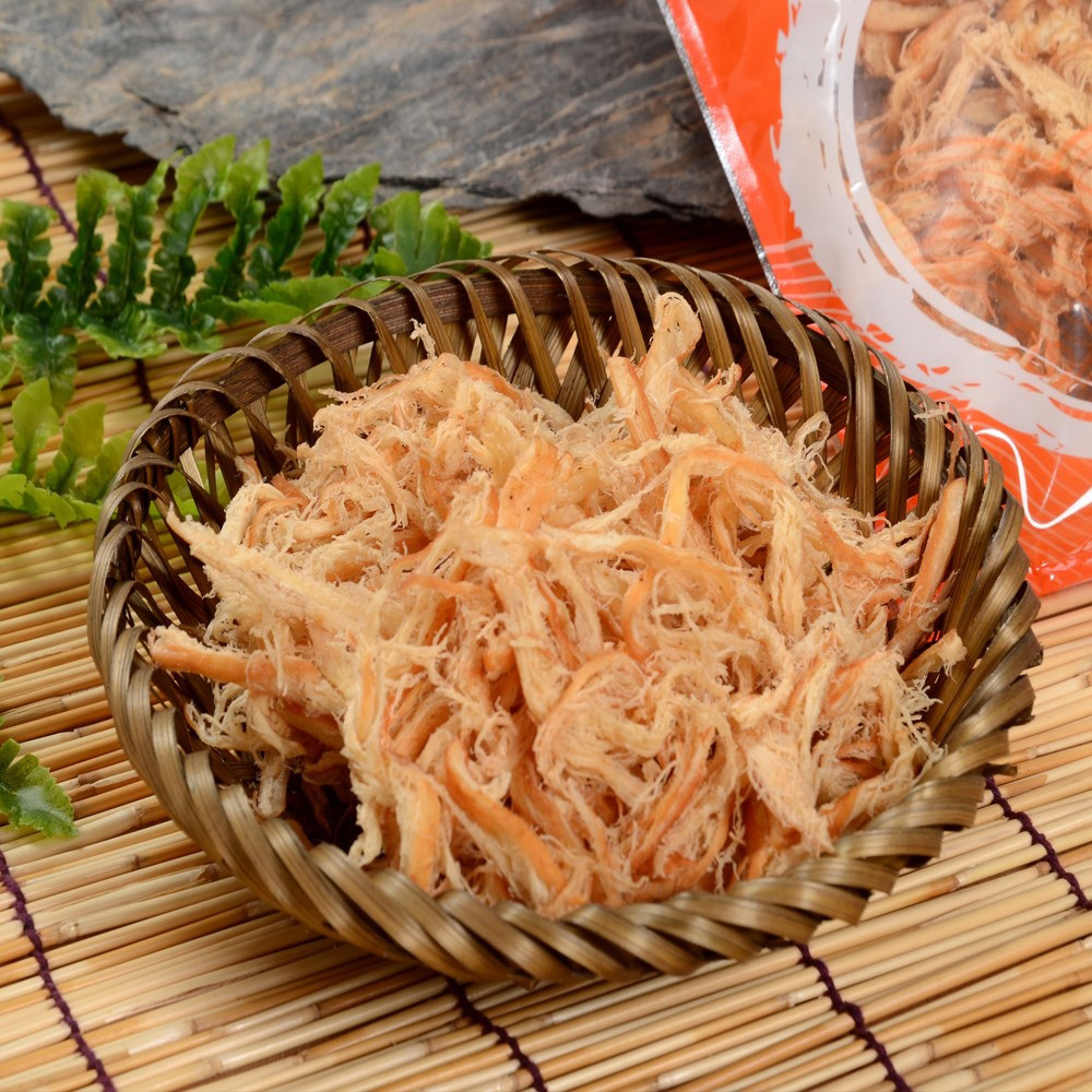 【華得水產】碳烤魷魚絲110g