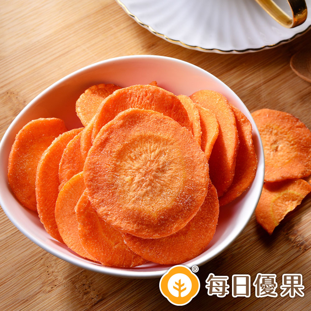 紅蘿蔔脆片160G【每日優果】