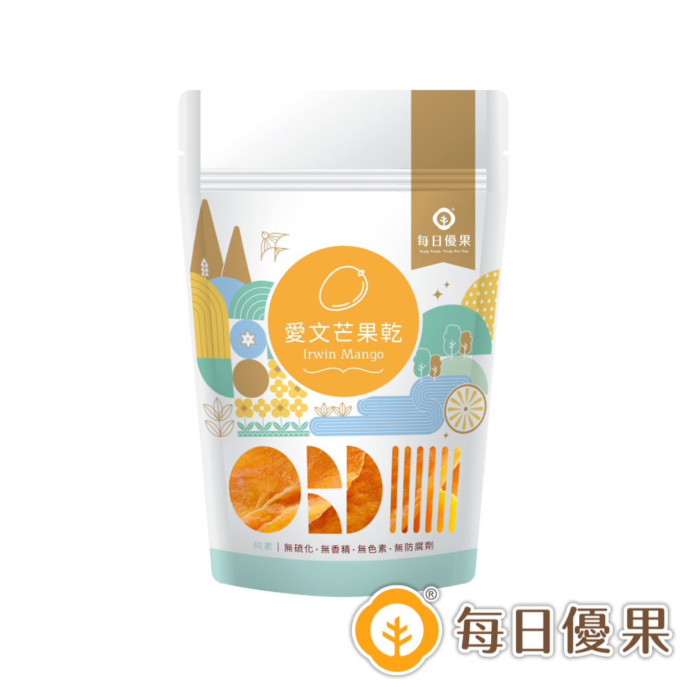 愛文芒果乾隨手包75G【每日優果】