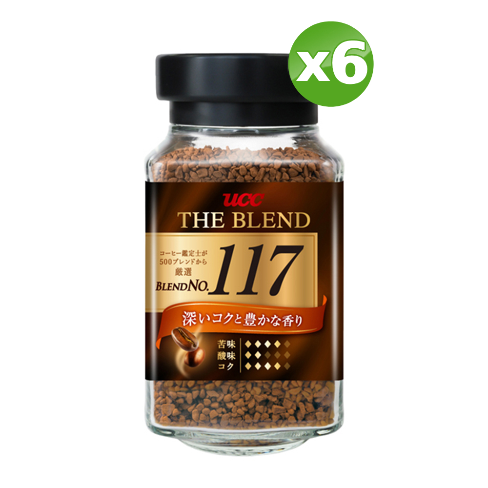 UCC 117即溶咖啡(90g)x6罐