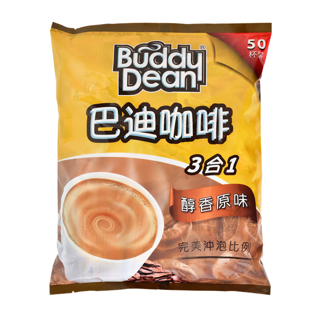 Buddy Dean 巴迪三合一咖啡-醇香原味(15gx50包入)