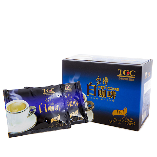 【大尖山】台灣白咖啡三合一咖啡(30g *10包/盒)
