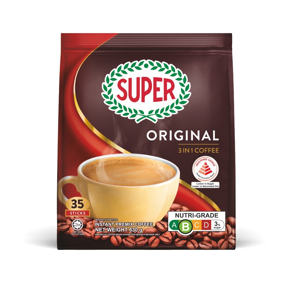 SUPER超級三合一原味即溶咖啡18g35入