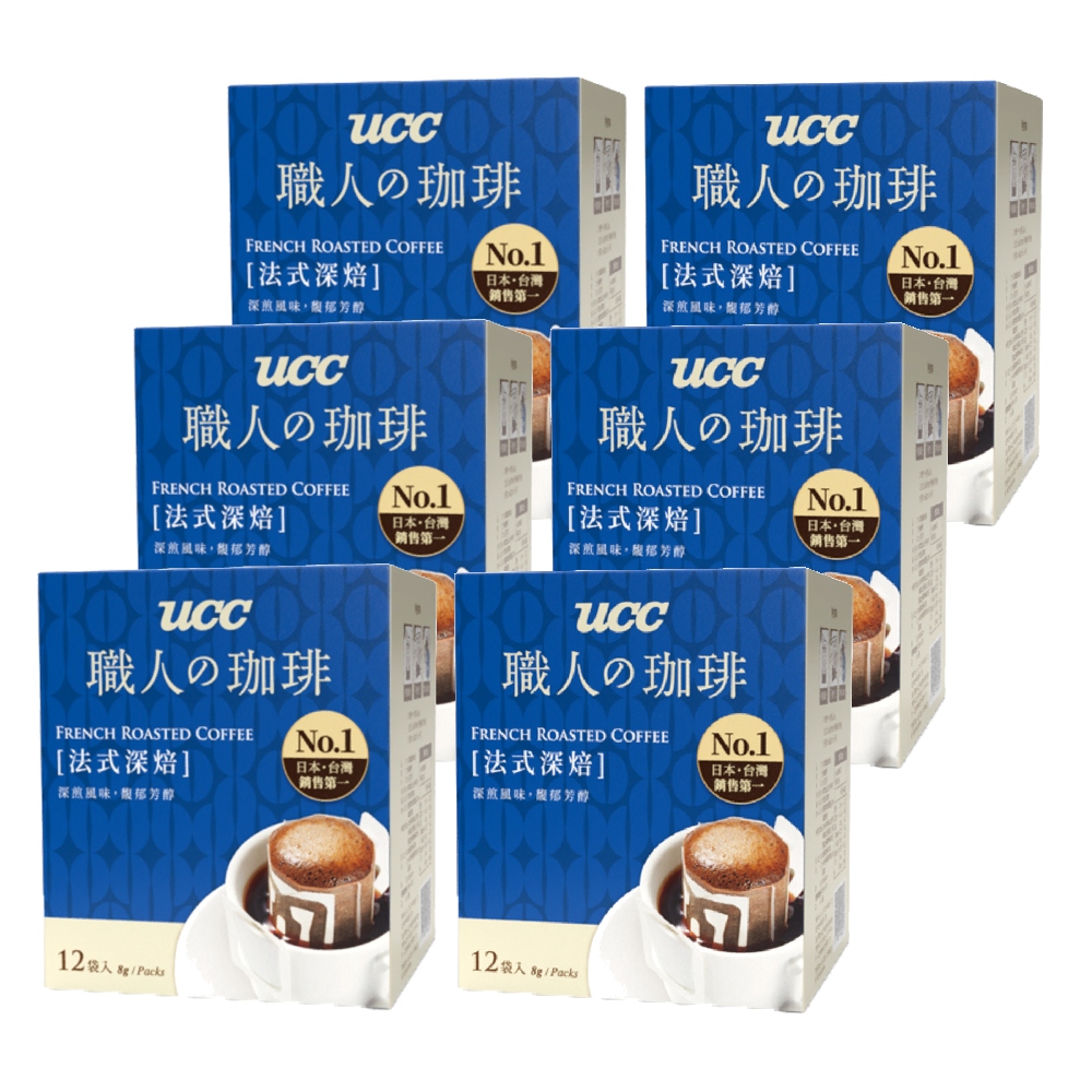 UCC 法式深焙濾掛式咖啡 x6盒