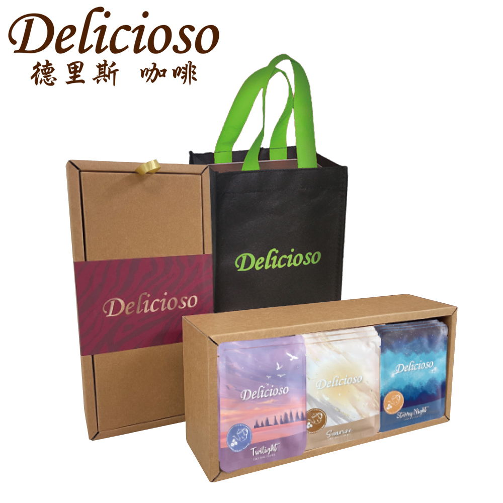 【德里斯 Delicioso】好咖濾掛式咖啡12gx30入 附贈環保購物袋