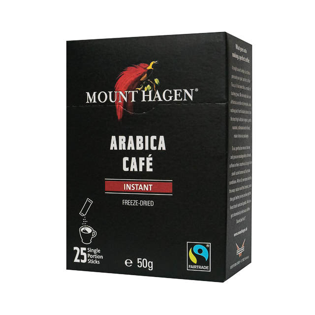 【Mount Hagen】公平貿易即溶咖啡粉(2g x 25)