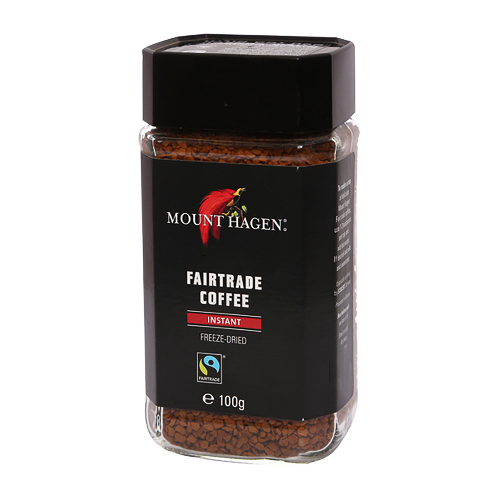 【Mount Hagen】公平貿易即溶咖啡粉(100g/罐)