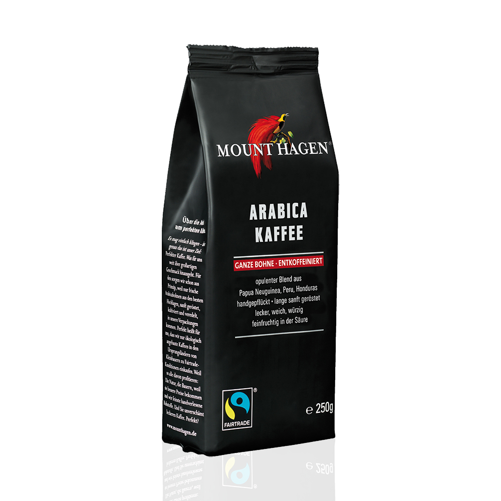 【Mount Hagen】公平貿易咖啡豆-低咖啡因(250g)