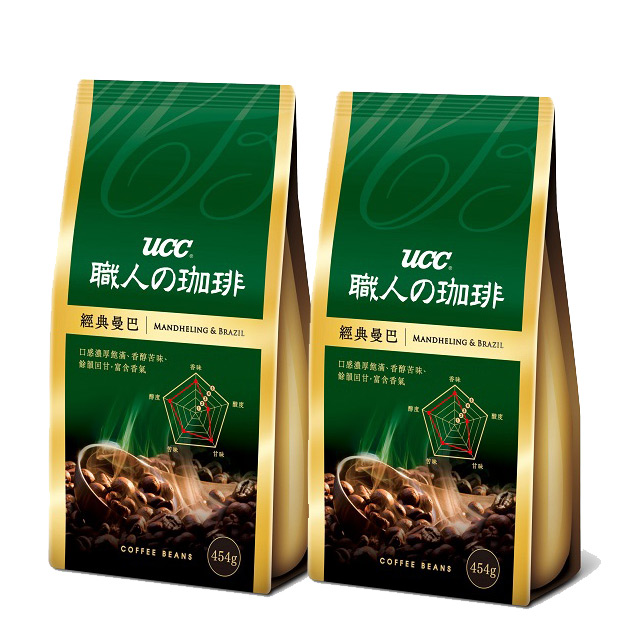 UCC 經典曼巴風味咖啡豆(454gx2包)