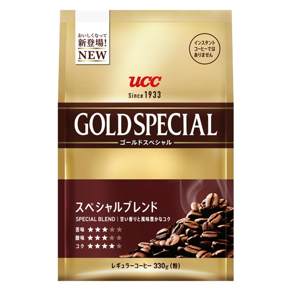 UCC金質精選綜合研磨咖啡粉(330g)x2包