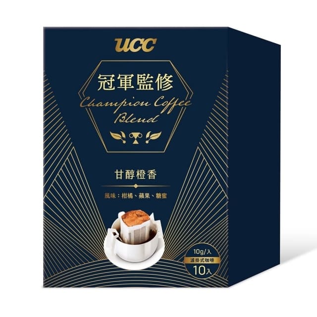 UCC 冠軍監修甘醇橙香濾掛式咖啡10g*10包/盒