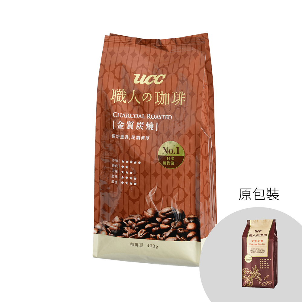 UCC 職人ソ珈琲-金質炭燒咖啡豆 400g