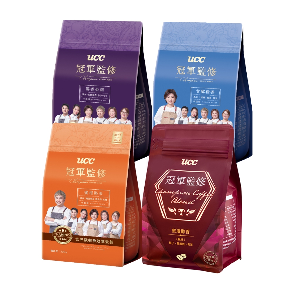 UCC 冠軍監修咖啡豆 (225g/包)