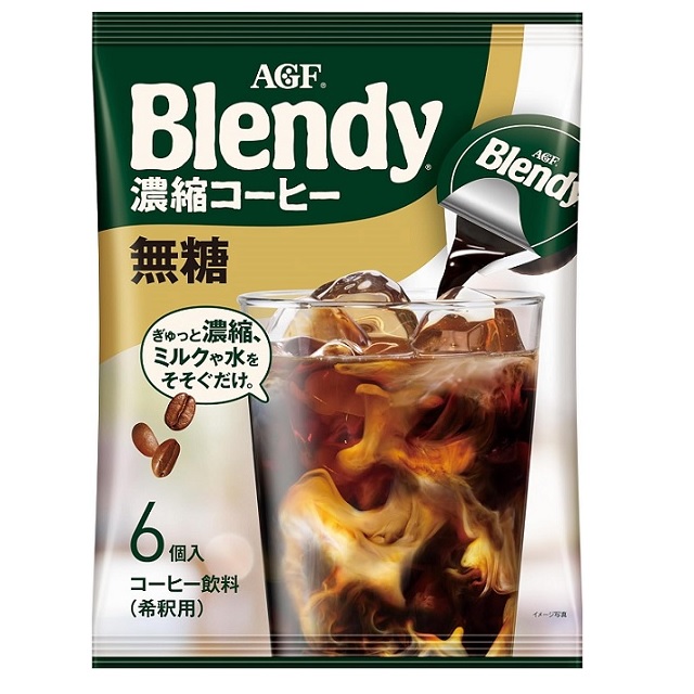 AGF咖啡球-無糖(稀釋用)108毫升(18毫升X 6個)