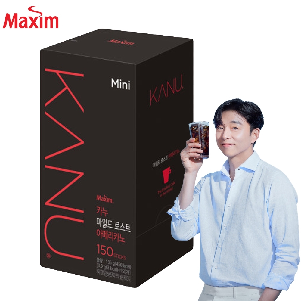 【Maxim】KANU 中焙美式黑咖啡 150入(0.9g/入)