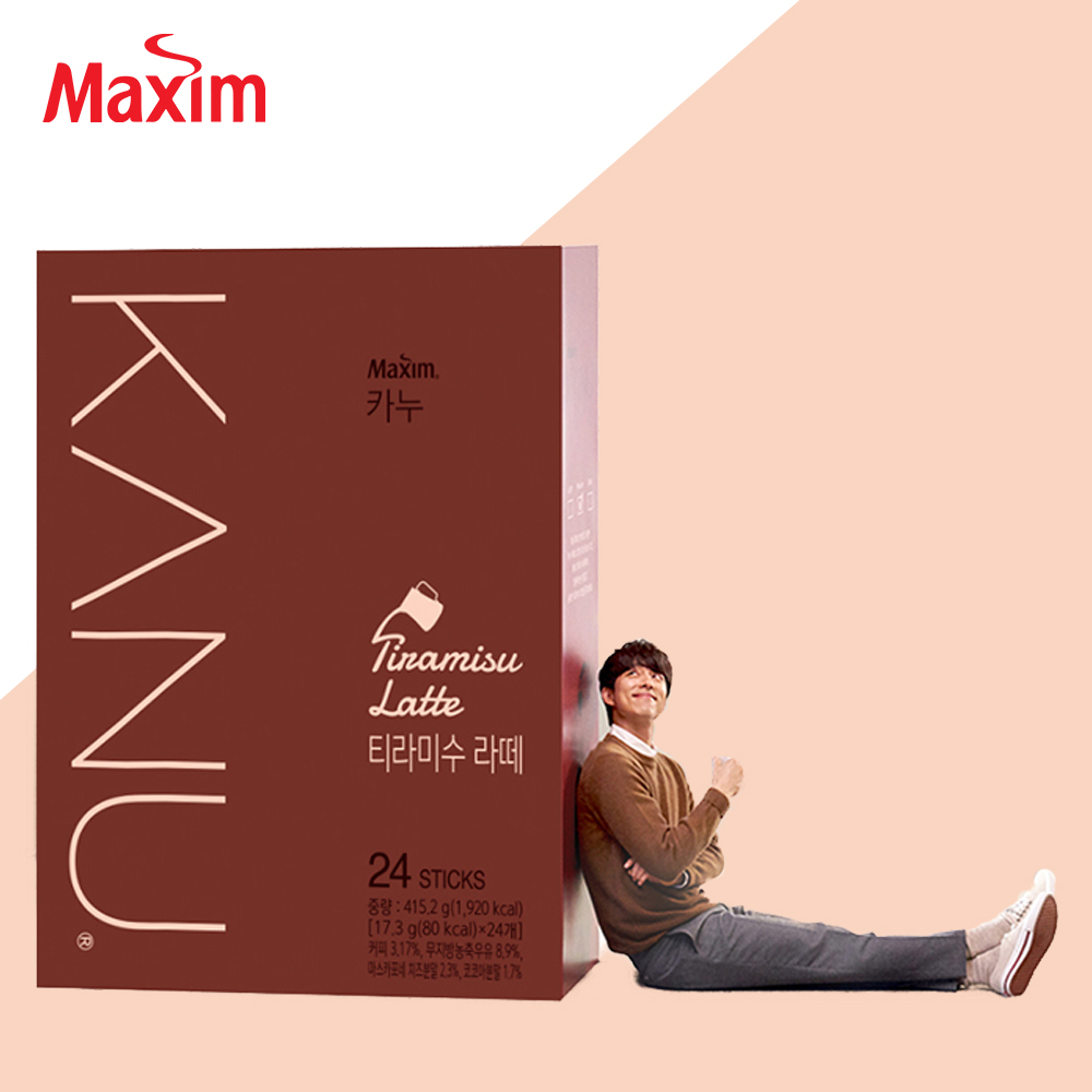 【Maxim】KANU 提拉米蘇 拿鐵咖啡(17.3g/24入)