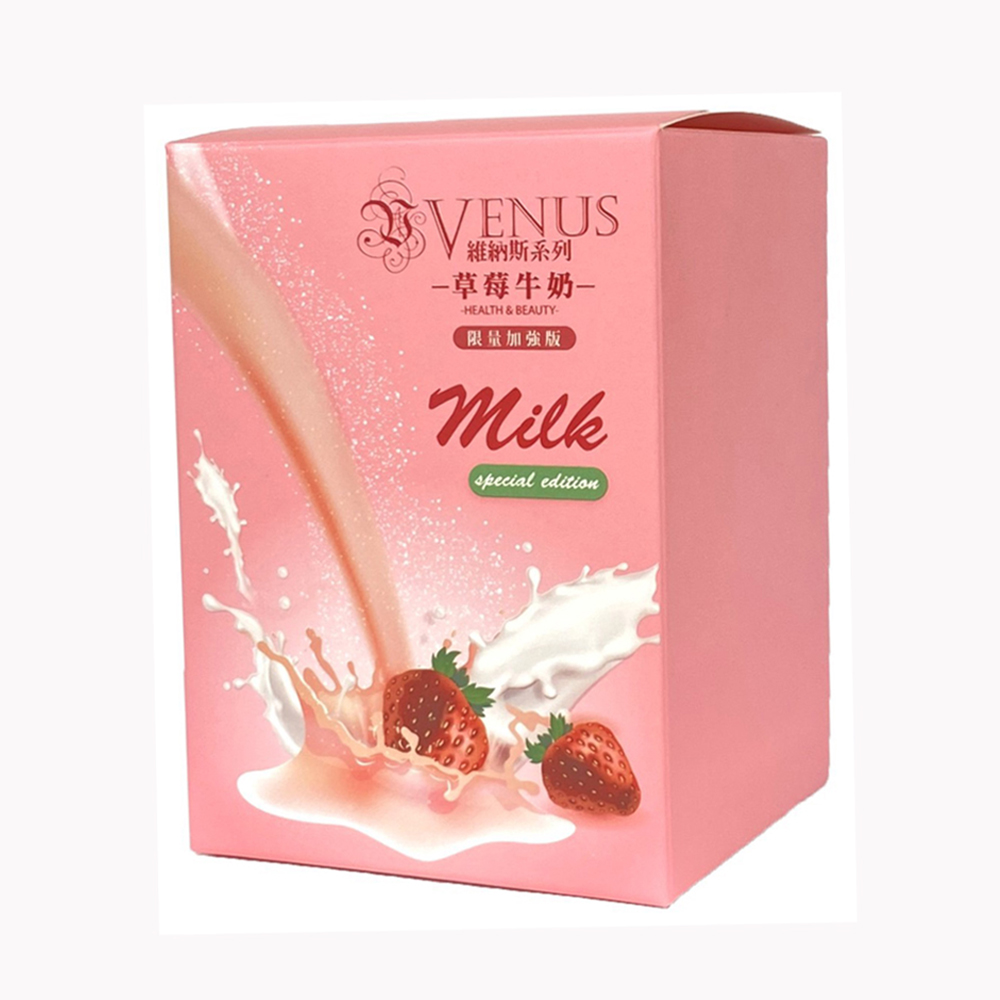 山本富也 維納斯系列 草莓牛奶 (12g*8包/盒)x5盒