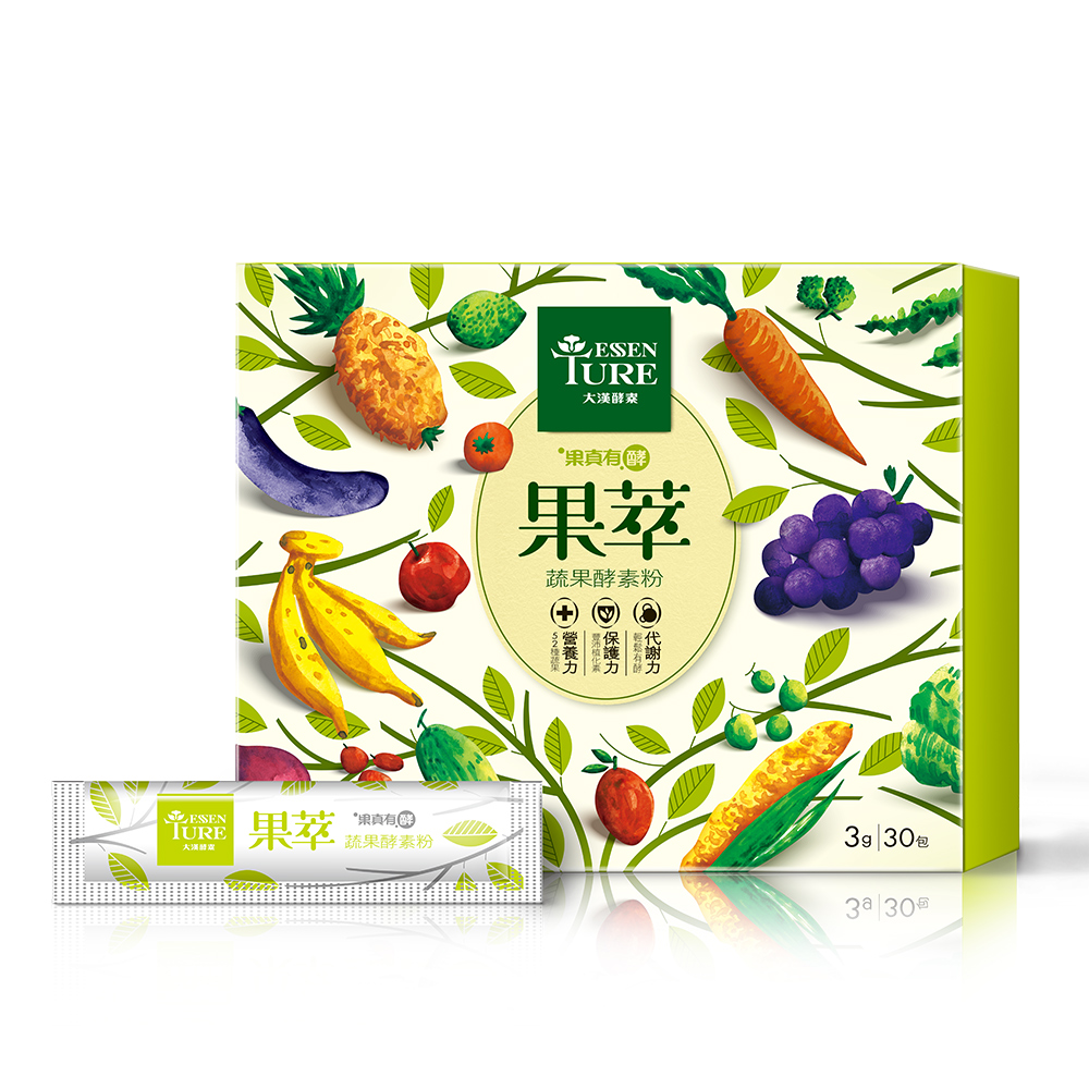 【大漢酵素】果萃蔬果酵素粉(30入/盒)
