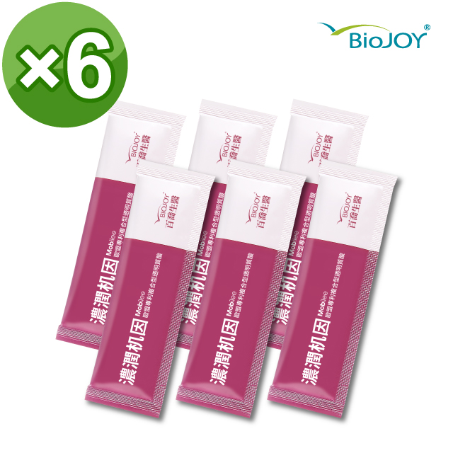 《BioJoy百喬》濃潤機因輕巧組 天然Mobilee® 吃的3D玻尿酸 (6包/袋)